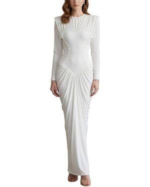 Adele Berto Maxi Dress - White