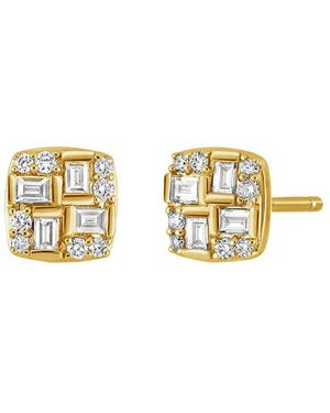 Bony Levy Gatsby 18K 0.12 Ct. Tw. Diamond Stud Earring - Metallic