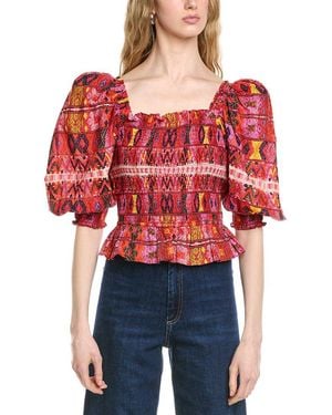 Ro's Garden Trinity Top - Red