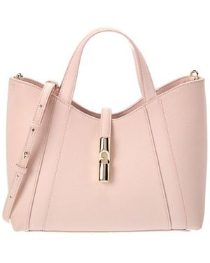 Furla Goccia Leather Tote - Pink