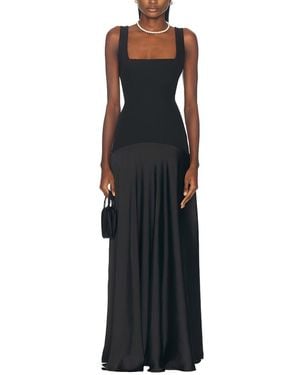 Adele Berto Maxi Dress - Black
