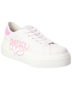 Givenchy City Leather Platform Sneaker - White