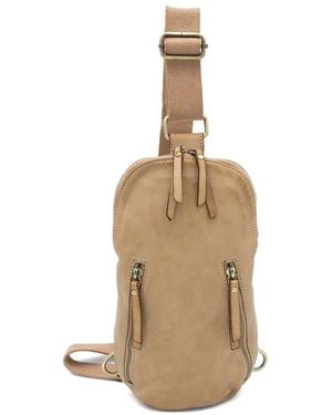 Bolsa Nova Logan Leather Sling Bag - Natural