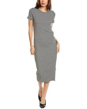 Marimekko Profiili Puoliraita Midi Dress - Grey