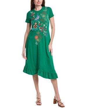 Johnny Was Cora Dress - Green