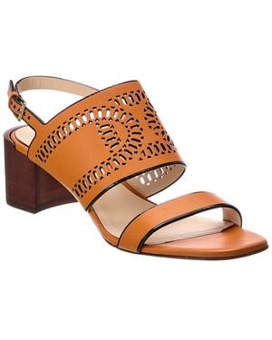 Tod's Leather Sandal - Brown