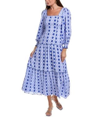 Garrie B Midi Dress - Blue