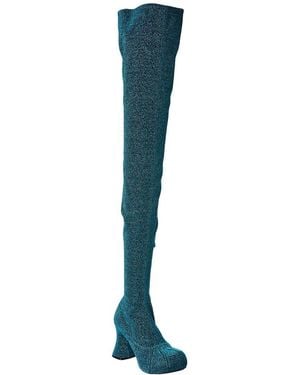 Stella McCartney Groove Over-The-Knee Boot - Blue