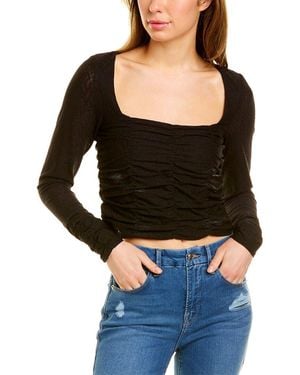 GOOD AMERICAN Night Out Top - Black