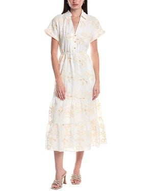 Sam Edelman Embroidered Shirtdress - White