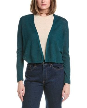 Eileen Fisher Linen-Blend Cardigan - Green