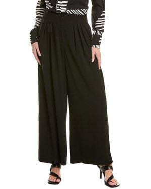 Gracia High-Waist Wide Leg Pant - Black