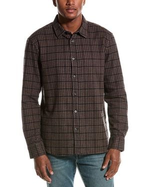 Joe's Jeans Harris Boucle Flannel Shirt - Brown