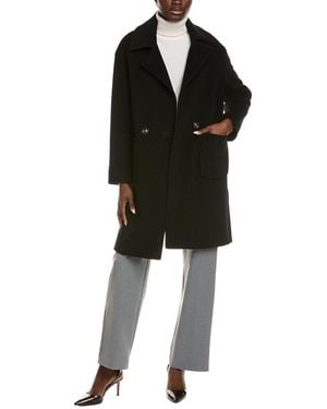Cinzia Rocca Icons Wool & Cashmere-Blend Coat - Black