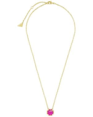 Sterling Forever 14K Plated Rose Petal Pendant Necklace - Multicolour