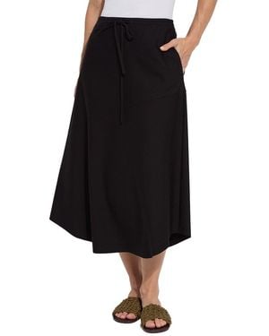 Lyssé Nora Drawstring Midi Skirt - Black