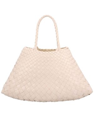 Dragon Diffusion Santa Croce Small Leather Tote - Natural