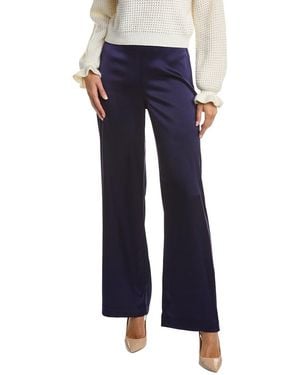 St. John Liquid Satin Pant - Blue