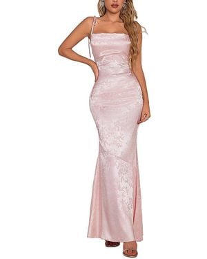Amanda Royal Maxi Dress - Pink