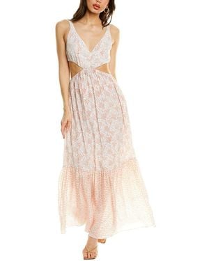 Ash Pari Cutout Maxi Dress - Natural