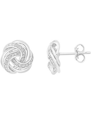 Effy Fine Jewelry 0.09 Ct. Tw. Diamond Earrings - Metallic