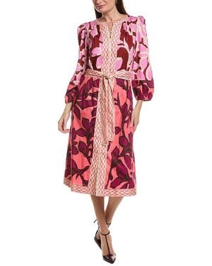 tyler boe Kelsey Print Dress - Red