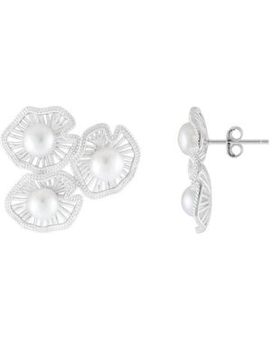 Splendid 5.5-6Mmmm Pearl Earrings - White