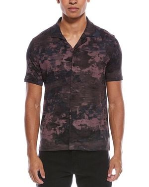John Varvatos Jacques Camp Shirt - Black