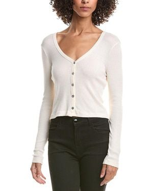 Michael Stars Zaria Cardigan Top - White