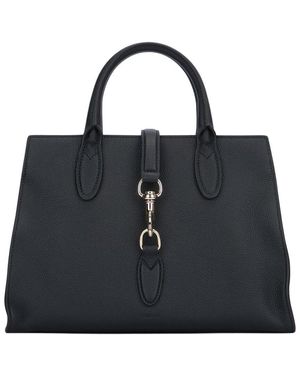 Gucci Leather Tote - Black