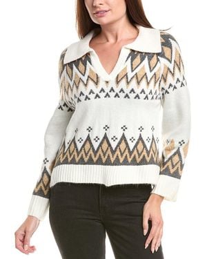 Cece Boxy Jumper - White