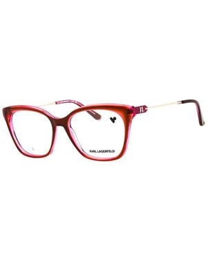 KARL LAGERFELD Kl6108 54Mm Optical Frames - Red