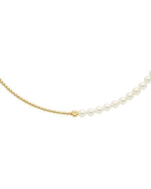 Maitre De Diamant 18K 4.5-5Mm Pearl Necklace - White