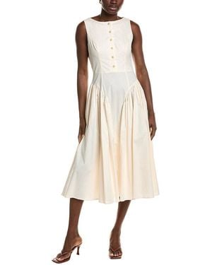 Hutch April Midi Dress - Natural