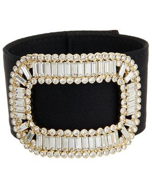 Roger Vivier Satin Bracelet - Black