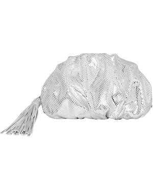 Rebecca Minkoff Ruched Small Clutch - White