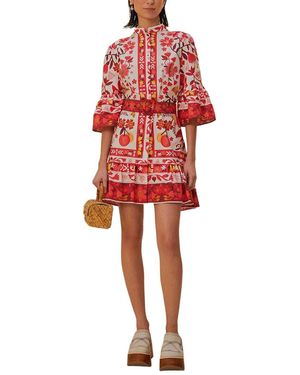 FARM Rio Mini Dress - Red