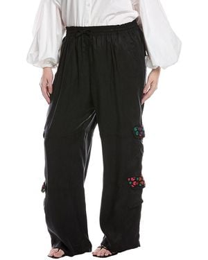 Johnny Was Plus Phillis Pant - Black
