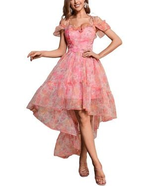 LEBRIN ATELIER Midi Dress - Pink
