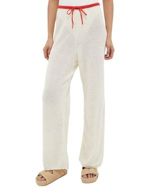 Onia Knit Drawstring Pant - Natural