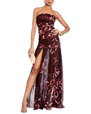 retroféte Annalise Silk Dress - Red