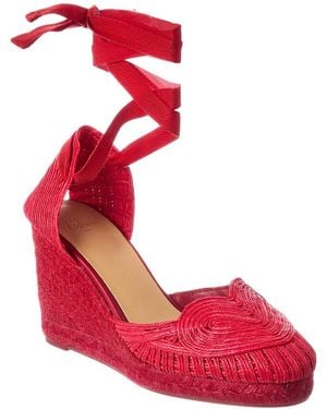 Castañer Cacia Wedge Sandal - Red