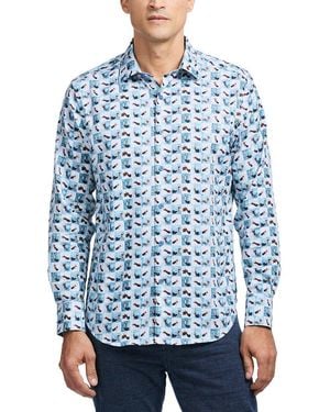 Robert Graham Toasted Woven Shirt - Blue