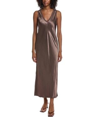 Michael Stars Randi Midi Dress - Brown
