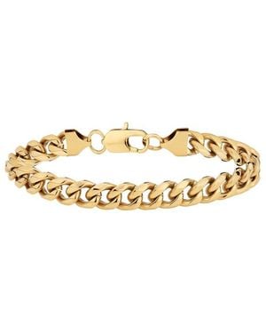 London Fog Curb Link Bracelet - Metallic