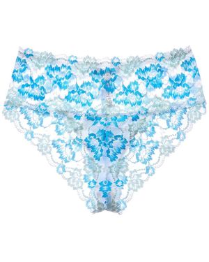 Cosabella Savona High Waisted Brief - Blue