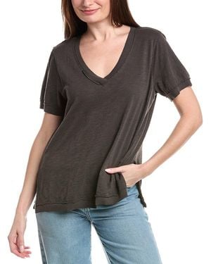 Project Social T Knock Out V Neck T-Shirt - Black
