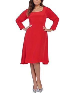 Gabriella Rossetti Alessia Silk Dress - Red