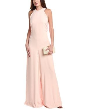 Reem Acra Sleeveless Wide Leg Jumpsuit - Pink
