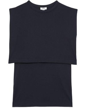 Reiss Carmen Double Layer Top - Blue